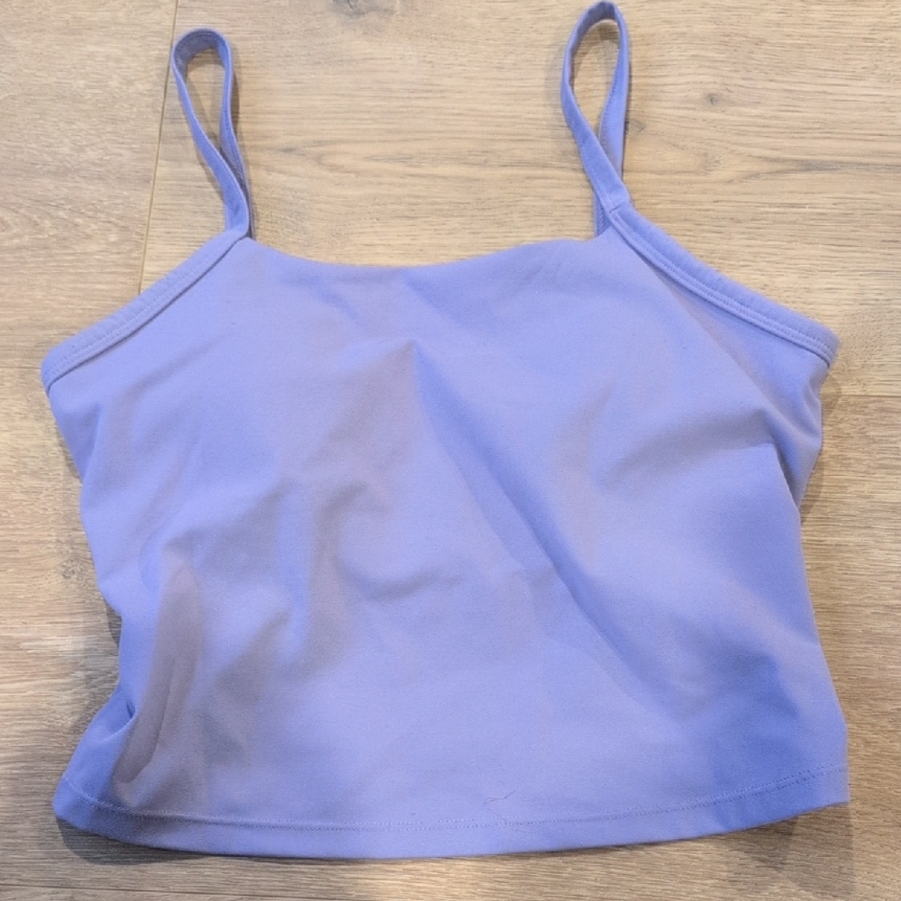 Lavender Spaghetti Strap Crop Camisole